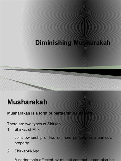 diminishing musharakah pdf.